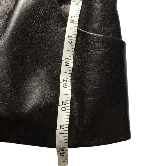 Mackage Genuine Leather Jacket, expresso brown, size S, - Picture 11 of 16